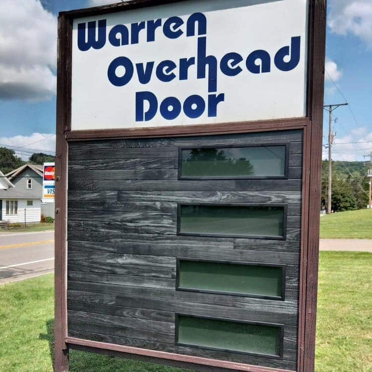 Warren Overhead Door sign